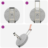 Parasol Base Grey 45 x 37.5 cm Granite 42002810