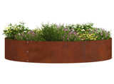 Planter Ring 5 pcs Rusty 80 x 80 x 20 cm Weathering Steel 873633
