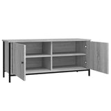 TV Cabinet with Doors Grey Sonoma 102x35x45 cm Engineered Wood 826293