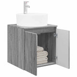 Wall-Mounted Sink Vanity Grey Sonoma 49.5 x 44.5 x 65 cm 890438