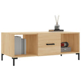 Coffee Table Sonoma Oak 102x50x40 cm Engineered Wood 829303