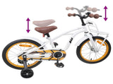 Kids Bike 16 Inches for 4-6 Years Old White 42009313