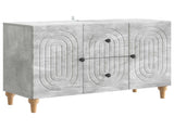 TV Cabinet Concrete Grey 89 x 34.5 x 60 cm Engineered Wood 894198