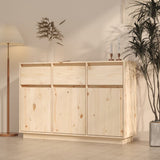 Sideboard 111x36x75 cm Solid Wood Pine 813814