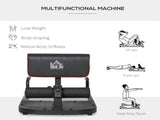 Squat Machine with Push Up Stand, Padded Hip Thrust Bench with Adjustable Cushion for Home Gym Work T3398P349200