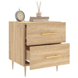 Bedside Cabinet Sonoma Oak 40x35x47.5 cm Engineered Wood 827282