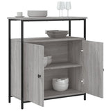 Sideboard Grey Sonoma 70x30x80 cm Engineered Wood 835532