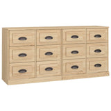 Sideboards 2 pcs Sonoma Oak Engineered Wood 3185282