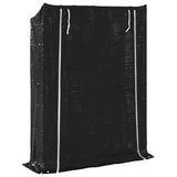 Firewood Rack with Rain Cover 150x40x200 cm Galvanised Steel 4104952