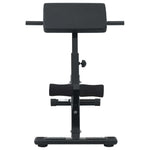 Hyperextension Bench Black 101 x 70 x 71 cm Powder-coated steel 42002573