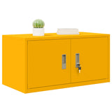 Storage Cabinet Mustard Yellow 80 x 40 x 40 cm Steel 891673