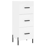 Sideboard White 34.5x34x90 cm Engineered Wood 828612