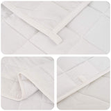 Weighted Blanket White 200 x 220 cm 13 kg 100% Cotton 205T 3442967