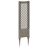 Trellis with Spike Grey 43 x 6 x 165 cm PP 42041741