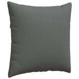 Sofa Pillows 2 pcs Dark Grey 80 x 80 cm Fabric 42014041