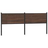 Replace Headboard Brown Oak 190 cm Engineered Wood and Steel 4007802