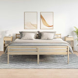 Bedside Cabinets with Drawer 2 pcs Sonoma Oak 35x34x66.5 cm 858718