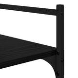 Bookcase Black Oak 56 x 32 x 174 cm Engineered Wood 882148