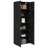 Storage Cabinet Black oak 80 x 41 x 225 cm Engineered wood 3394517
