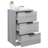 ZNTS Bedside Cabinet Grey Sonoma 40x36x65 cm 817053