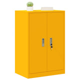 Storage Cabinet Mustard Yellow 60 x 40 x 90 cm Steel 891727