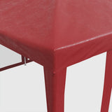 Party Tent with 10 Mesh Sidewalls Red 6x4 m HDPE 4010070