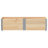 Pallet Collars 2 pcs 150x50 cm Solid Wood Pine 4010297