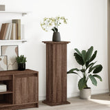 Display Stand with Storage Brown Oak 31x30x90 cm Engineered Wood 854613