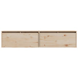 Wall Cabinets 2 pcs 80x30x35 cm Solid Wood Pine 813456