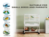 Bird Cage Starter Kit with Detachable Rolling Stand 71788810