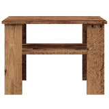 Coffee Table Old Wood 60x60x42 cm Engineered Wood 855794