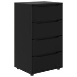 Storage Cabinets 60 x 48 x 105 cm Engineered Wood Black 3406236