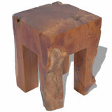 243471 Stool Solid Teak Wood