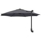 Garden Parasol Anthracite 248 x 248 x 148 cm 42003229