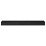 Stair Treads 4 pcs 120 x 25 x 2 cm Black Solid Beech Wood 3446249