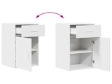 Sideboard with Drawer White 38 x 34 x 75 cm 869546