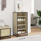 Shoe Rack Sonoma Oak 48x38x97.5 cm Engineered Wood 849205