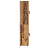 Highboard Old Wood 34.5 x 34 x 180 cm Engineered Wood 3415692