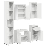 Bathroom Furniture Set TULUM 5 pcs White 60 x 34 x 63 cm 3398054
