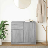 Sideboard with Drawer Grey Sonoma 71x35x65 cm Engineered Wood 861603