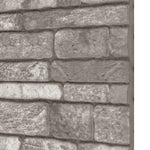 3D Wall Panels with Dark Grey Brick Design 10 pcs EPS 149584