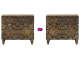 Bed cabinet with Drawer Brown 50 x 33 x 60 cm Solid Mango Wood 4018340
