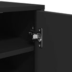Shoe Cabinets 2 pcs Black 32x35x70 cm Engineered Wood 808957
