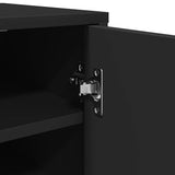 Shoe Cabinets 2 pcs Black 32x35x70 cm Engineered Wood 808957