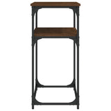 Console Table Brown Oak 100x35.5x75 cm Engineered Wood 834069
