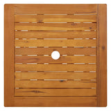 Folding Garden Table 60x60x75 cm Solid Acacia Wood 313595