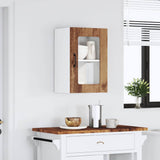 Kitchen Wall Cabinet with Glass Door Kalmar Old Wood Engineered Wood 853535