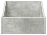 LP Record Box 2 pcs Concrete Grey 37 x 33 x 32 cm 8012769
