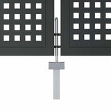 Garden Gate Anthracite 300x125 cm Steel 154567