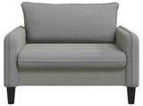 XL Armchair Dark Grey Velvet 42043547